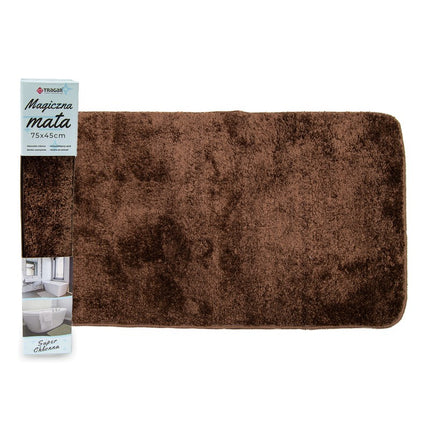 Magic Mat Droogloopmat 75×45 cm Bruin – Extreem Absorberende Deurmat Met Antislip – Machinewasbaar – Voor Binnen & Buiten – Ook Als Badmat Geschikt