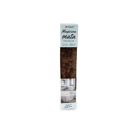 Magic Mat Droogloopmat 75×45 cm Bruin – Extreem Absorberende Deurmat Met Antislip – Machinewasbaar – Voor Binnen & Buiten – Ook Als Badmat Geschikt