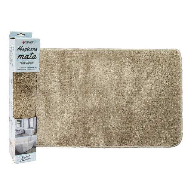 Magic Mat Droogloopmat 75×45 cm Beige – Extreem Absorberende Deurmat Met Antislip – Machinewasbaar – Voor Binnen & Buiten – Ook Geschikt Als Badmat