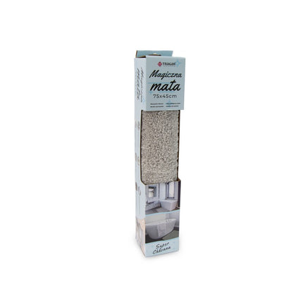 Magic Mat Droogloopmat 75×45 cm Lichtgrijs – Extreem Absorberende Deurmat Met Antislip – Wasbaar – Voor Binnen & Buiten – Ook Als Badmat Geschikt