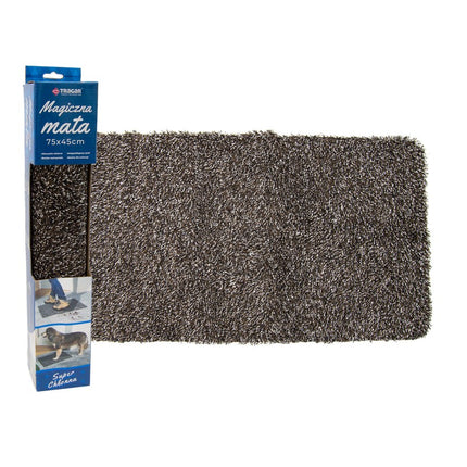 Magic Mat Schoonloopmat 75×45 cm Bruin – Extreem Absorberende Deurmat Met Antislip – Wasbaar – Voor Binnen & Buiten – Ook Als Badmat Geschikt