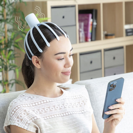InnovaGoods Helax HoofdMassage - Massageapparaat - Oplaadbare Kopmassage