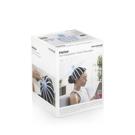 InnovaGoods Helax HoofdMassage - Massageapparaat - Oplaadbare Kopmassage