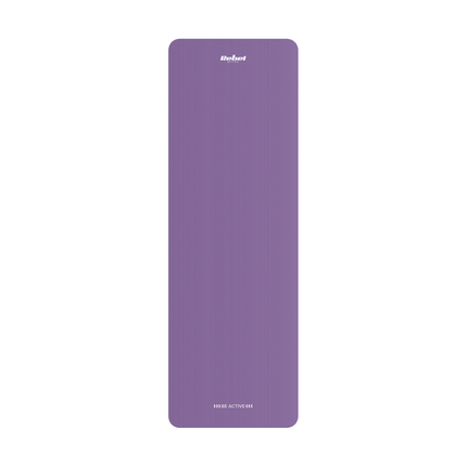 Rebel Active Gymnastiekmat voor Yoga, Pilates, Fitness 183 x 61cm -  1,5cm extra dik - Yoga- en Fitnessmat - Paars
