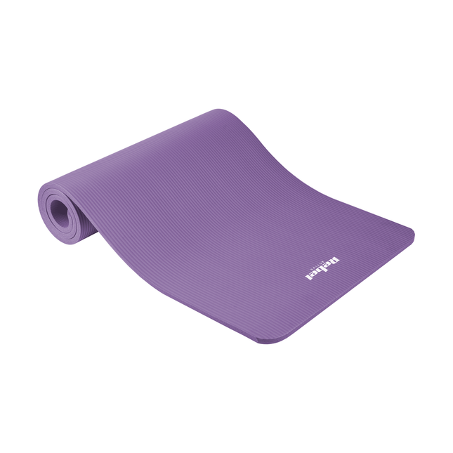 Rebel Active Gymnastiekmat voor Yoga, Pilates, Fitness 183 x 61cm -  1,5cm extra dik - Yoga- en Fitnessmat - Paars