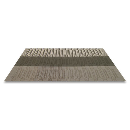 Placemats Set 6 Stuks 30x45 cm – Afwasbare Kunststof Placemats – Hittebestendig – Taupe Grijs