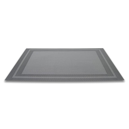 Placemats Set 6 Stuks 30x45 cm – Lichtgrijs – Afwasbare Kunststof Placemats – Hittebestendig