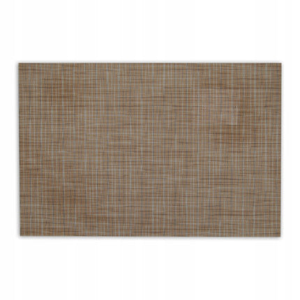 Placemats Set 6 Stuks 30x45 cm – Beige Bruin – Afwasbare Kunststof Placemats – Tafelmatten voor Eettafel