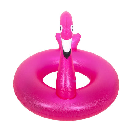 SunClub Opblaasbare Flamingo Zwemband XXL – Roze – Opblaasbare Zwemband Voor Zwembad & Strand – PVC