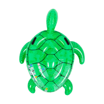 SunClub Schildpad Zwemband XXL – Opblaasbare Schildpad Zwemring 134 cm – Met Handgrepen – Max. 100 kg