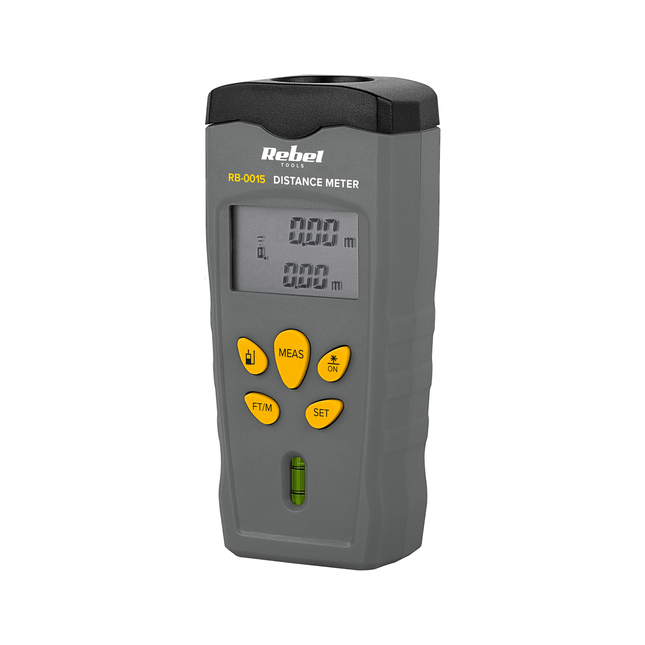 Rebel afstandsmeter met verlicht display bereik tot 18 meter