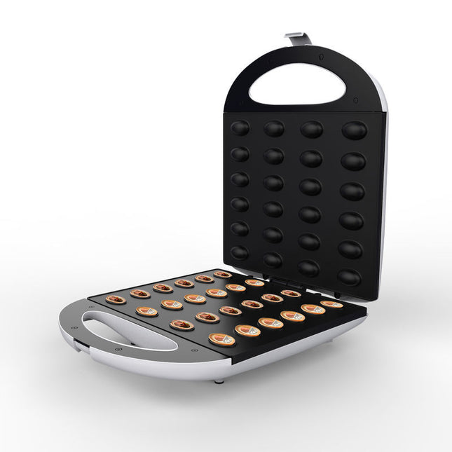 Brock Elektrische Notenkoekjes Maker 1400W – Oreshki / Oreshnitsa Walnoot Koekjesmachine – Voor 24 Halve Schelpen – Antiaanbak & Cool Touch