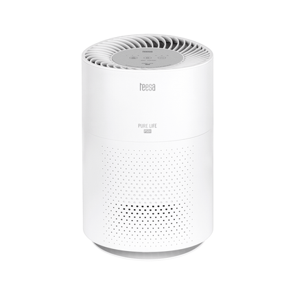 Teesa Luchtreiniger Pure Life P500 – HEPA Filter & Koolstoffilter – Luchtzuiveraar voor Slaapkamer, Woonkamer of Kantoor – Verwijdert Allergenen, Fijnstof, Geuren & Rook – Stil en Efficiënt
