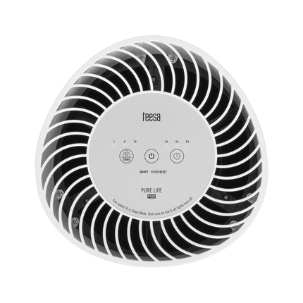 Teesa Luchtreiniger Pure Life P500 – HEPA Filter & Koolstoffilter – Luchtzuiveraar voor Slaapkamer, Woonkamer of Kantoor – Verwijdert Allergenen, Fijnstof, Geuren & Rook – Stil en Efficiënt