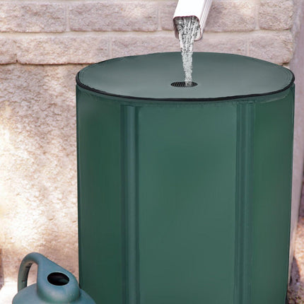 Trendmix Regenton Opvouwbaar 200 Liter – Met Kraan en Filter – Weerbestendig PVC – Regenwater Opslag – Groen