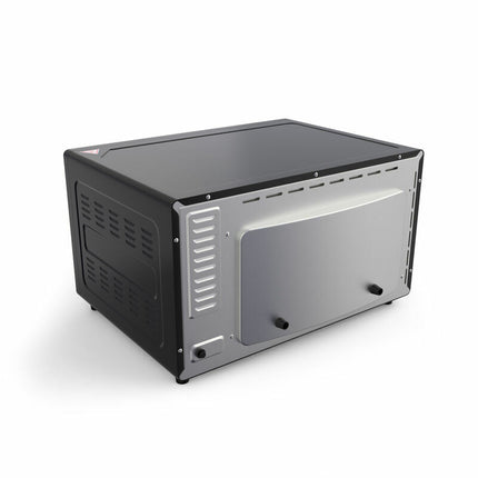 BROCK Elektrische Mini Oven 9L – Vrijstaande Compacte Oven – 650W – 100-230°C – Kleine Bakoven voor Camping of Keuken – Zwart