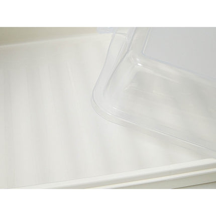 Lock & Fresh Vierkante Taartdoos 35 cm – Cake Bewaar- en Transportbox Met Deksel en Handgrepen – Clipafsluiting – Voor Cake, Taart en Gebak – Assorti