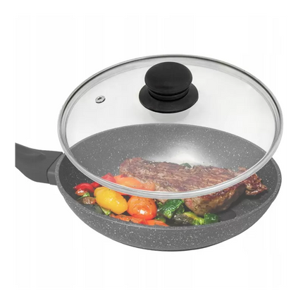 Pannendeksel 16 cm van Glas – Universeel Glazen Deksel voor Kookpan, Steelpan en Sauspan