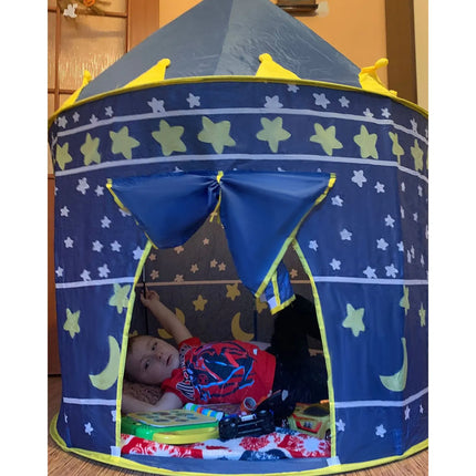 Kindertent Kasteel 135 cm – Speeltent voor Kinderen – Binnen & Buiten – Blauw