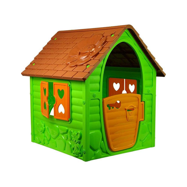 My First Playhouse Speelhuisje voor Buiten en Binnen - Groen - 90 x 98 x 106 cm - Maximale belasting: 25 kg