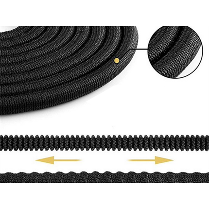 Trendmix Premium XXL Flexibele Tuinslang Tot 45 Meter Zwart - 8 Sproeistanden - Inclusief Koppelstukken, Opbergtas en Ophanghaak - Knikvrij en Lichtgewicht