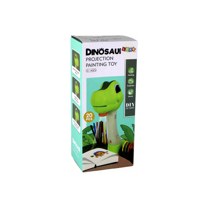 Dinosaurus Projector Dia's Leren Tekenen - 24 Afbeeldingen - Tekentafel Inclusief Stiften