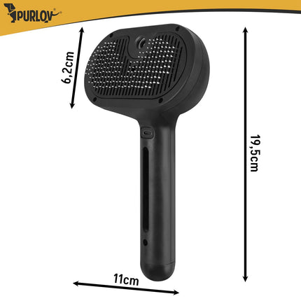 Stoomborstel Hond & Kat – Elektrische Hondenborstel – Zelfreinigend – USB-C