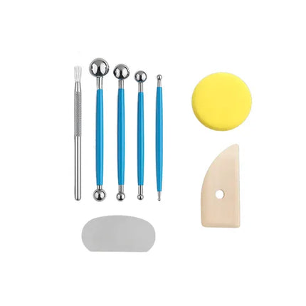 Boetseergereedschap 40-delig – Modelleerset & Kleigereedschap voor Klei, Keramiek en Beeldhouwen – Met Etui