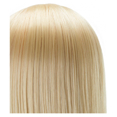 Gabbiano Oefenhoofd Kapper - 60 cm Haarlengte - Synthetisch Haar - Kappersopleiding - Blond