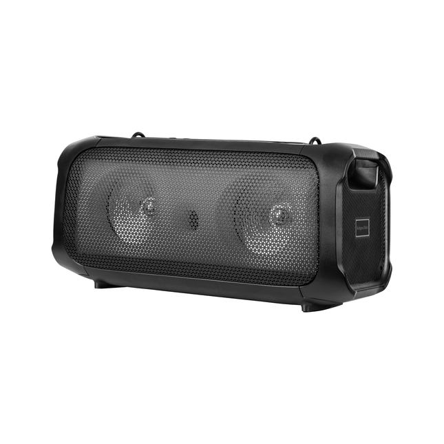 Krüger & Matz Draadloze Draagbare Bluetooth DJ Party Speaker - RGB Verlichting - Draadloze microfoon - Geluidseffecten - 30W - Zwart