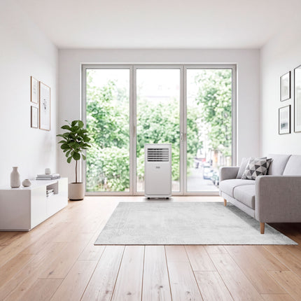 Mobiele Airco 9000 BTU – 3-in-1 Airconditioner met WiFi – Koelen, Ontvochtigen & Ventileren – Geschikt tot 20 m²