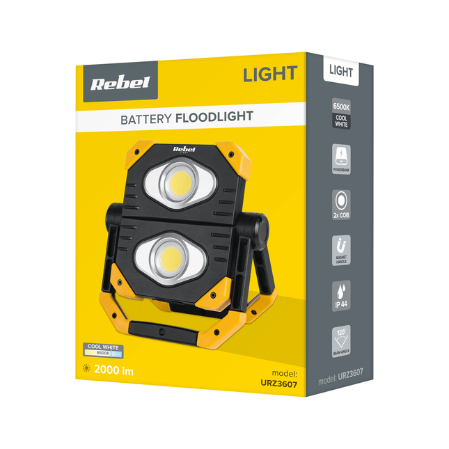 Rebel URZ3607 Draagbare LED-werkspot
