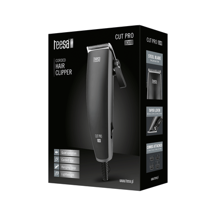 Teesa tondeuse CUT PRO X300 met 4 opzetkammen TSA0528