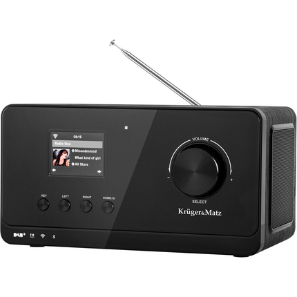 2de kansje Krüger & Matz DAB+ internet en FM radio met Bluetooth connectiviteit KM0816