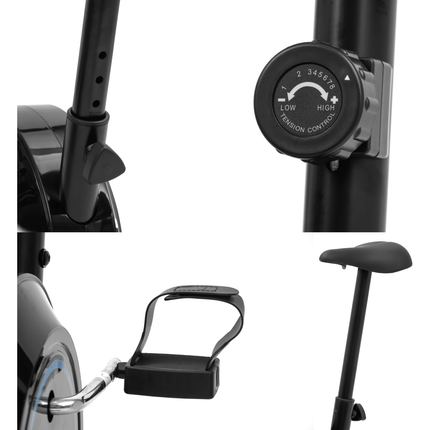 Rebel Active Hometrainer Fiets - Magnetische Hometrainer Cardio - Hartslagsensor - Fitnessapparaat