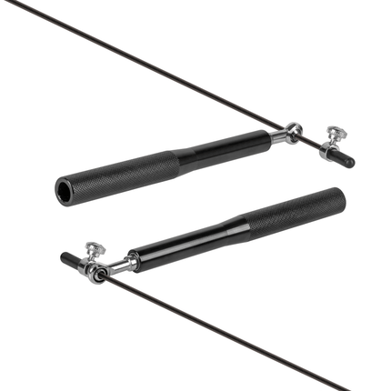 Rebel Active Boks Springtouw - Aluminium Verstelbaar Fitness Bokspringtouw 3 m - Metalen Lager