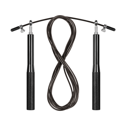 Rebel Active Boks Springtouw - Aluminium Verstelbaar Fitness Bokspringtouw 3 m - Metalen Lager