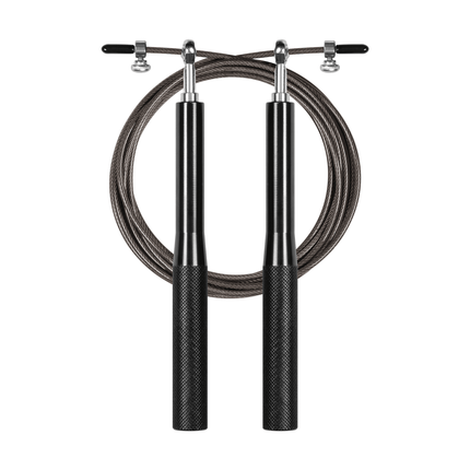 Rebel Active Boks Springtouw - Aluminium Verstelbaar Fitness Bokspringtouw 3 m - Metalen Lager