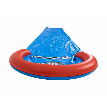SunClub Waterglijbaan 488 cm – Water Slide Met Sproeiers – Tuinslang Aansluiting – Voor Kinderen 5-14 Jaar