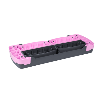 Rebel Active Fitness Stepper - Aerobics Step In Hoogte Verstelbaar Tot 20 Cm  - Stepper Stepbank Fitnessstep - Grijs Paars
