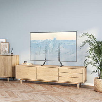 Kruger & Matz Universele TV poten voor televisies  van 23" tot 75" inch - Tafelstandaard Beugel voor TV - Zwart