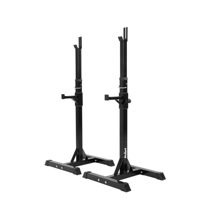 Rebel Active Verstelbare Halterstandaard - Stabiliteit Veiligheid Krachttraining - 105-160 cm - 1 Set van 2 Stuks