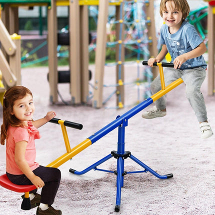 Trendmix 2-Persoons Wip 360° Draaibare Wipwap - Belastbaar tot 60kg Metalen Carrouselwip - Kinderwip voor Kinderen van 3-8 Jaar