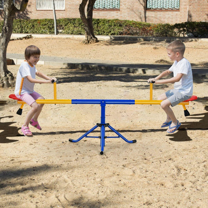 Trendmix 2-Persoons Wip 360° Draaibare Wipwap - Belastbaar tot 60kg Metalen Carrouselwip - Kinderwip voor Kinderen van 3-8 Jaar