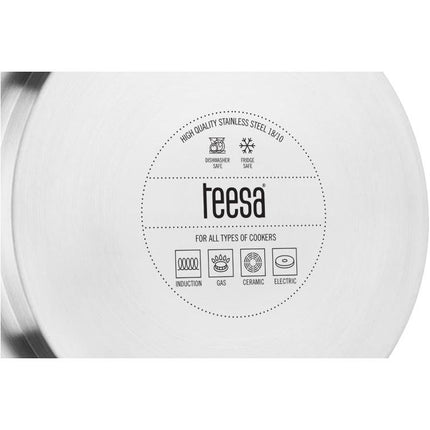 Teesa 6-delige Pannenset RVS Cook Expert Master - TSA0141 - RVS