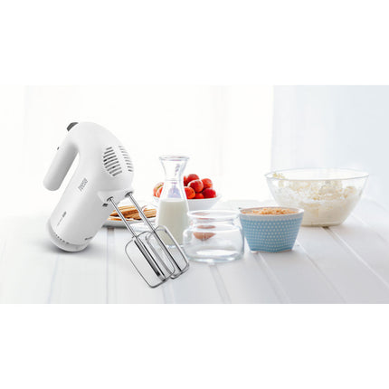 Teesa Handmixer 400 Watt inclusief deeghaken en garde wit TSA3536
