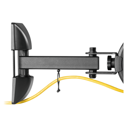 Cabletech Universele verstelbare Televisie Muurbeugel Voor Led Lcd Tv Van 13'' Tot 27'' Inch - Draaibaar en Kantelbaar