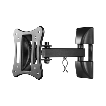 Cabletech Universele verstelbare Televisie Muurbeugel Voor Led Lcd Tv Van 13'' Tot 27'' Inch - Draaibaar en Kantelbaar