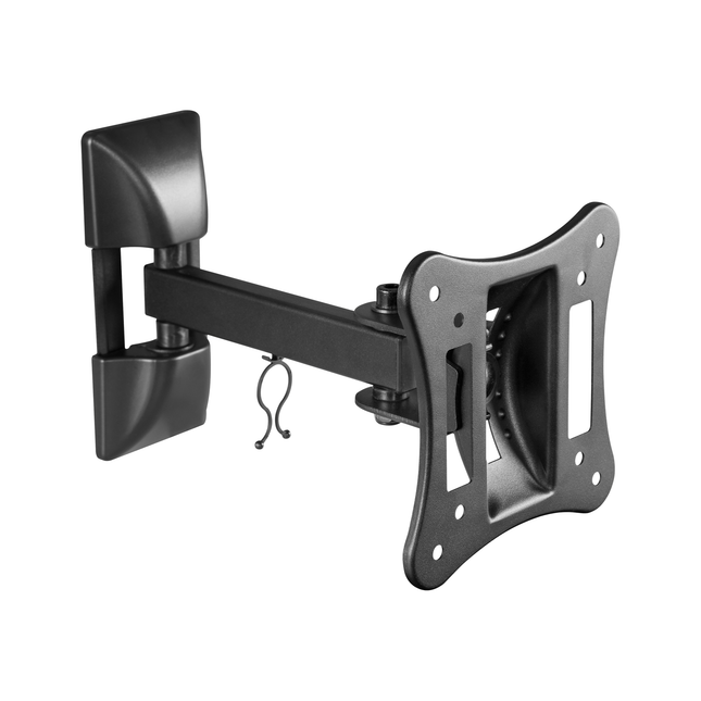 Cabletech Universele verstelbare Televisie Muurbeugel Voor Led Lcd Tv Van 13'' Tot 27'' Inch - Draaibaar en Kantelbaar