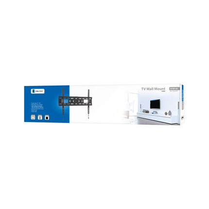Cabletech Universele Televisie Muurbeugel Voor Led Lcd Tv Van 32'' Tot 70'' Inch - Kantelbaar - Max Belastbaar Gewicht 50 Kg